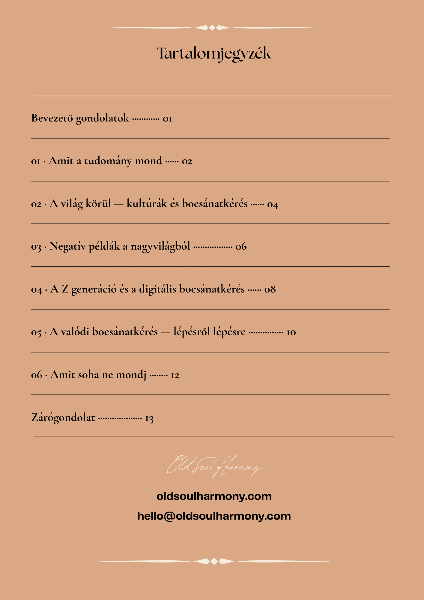 A bocsánatkérés művészete