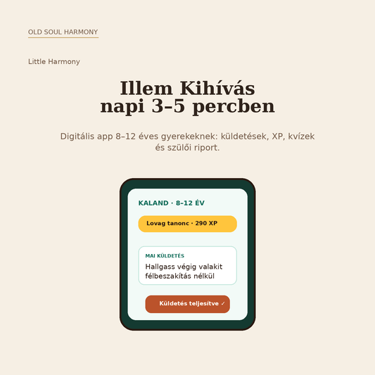 30 napos Illem Kihívás gyerekeknek | Little Harmony app